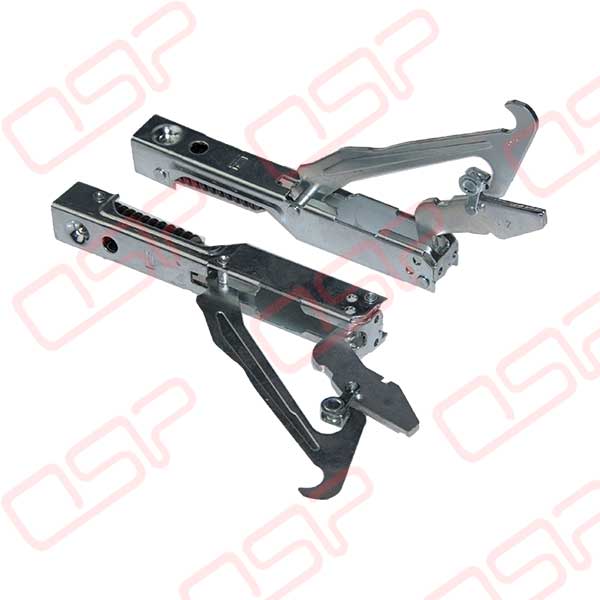 931330461 Smeg Oven door hinge x 2. Suits left or right. Has "98" on